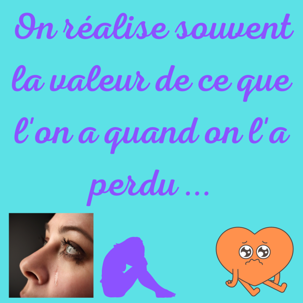 On réalise souvent la valeur de ce que l'on a une fois qu'on a l'a perdu...! C'est un peu dommage, non ? Prendre le temps d'apprécier ce que l'on a...
La Motivologue