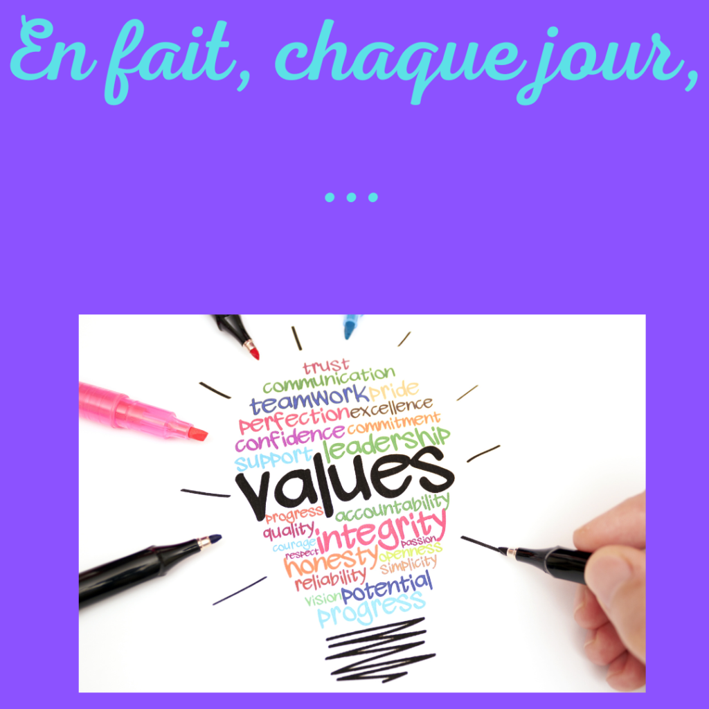 En fait chaque jour, ... je m'évertue à vous apporter de la valeur. Apprendre, prendre conscience, aider, transmettre, ... et vous prenez ma suite.
La Motivologue