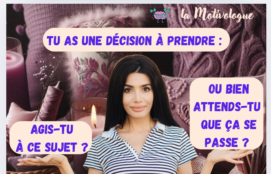 décider d'agir pour arrêter de crier
Motivologue