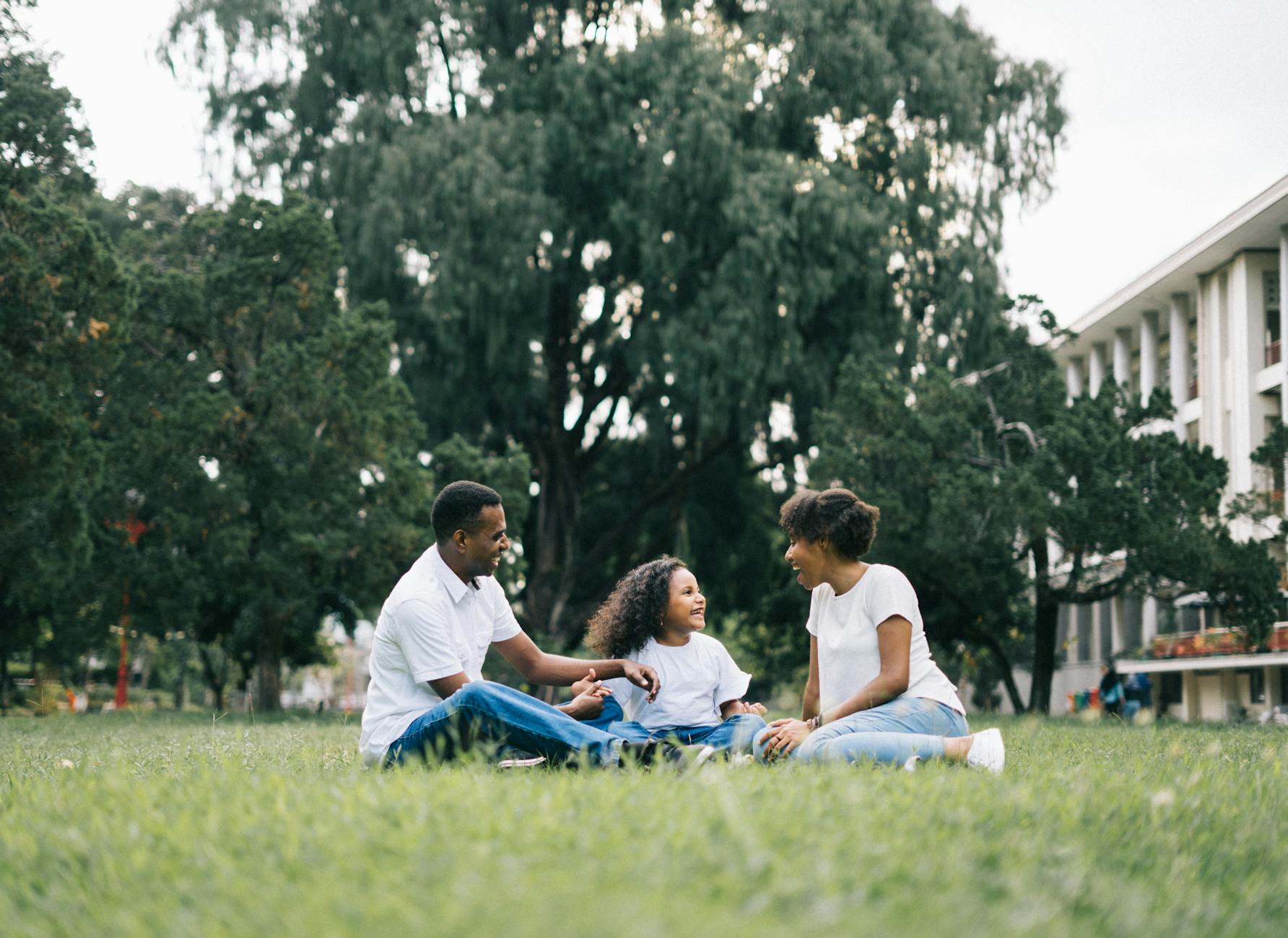 family sitting on grass near building
famille harmonieuse sans crier Cocon
Motivologue